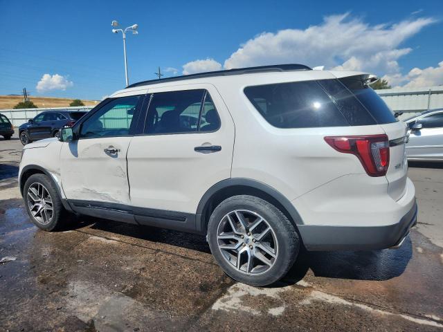 1FM5K8GT0HGA30970 - 2017 FORD EXPLORER SPORT WHITE photo 2