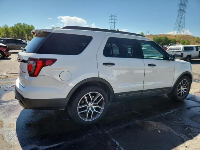 1FM5K8GT0HGA30970 - 2017 FORD EXPLORER SPORT WHITE photo 3