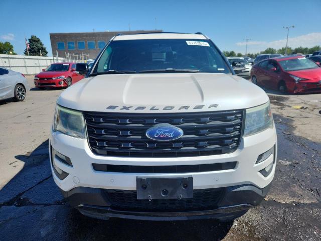 1FM5K8GT0HGA30970 - 2017 FORD EXPLORER SPORT WHITE photo 5