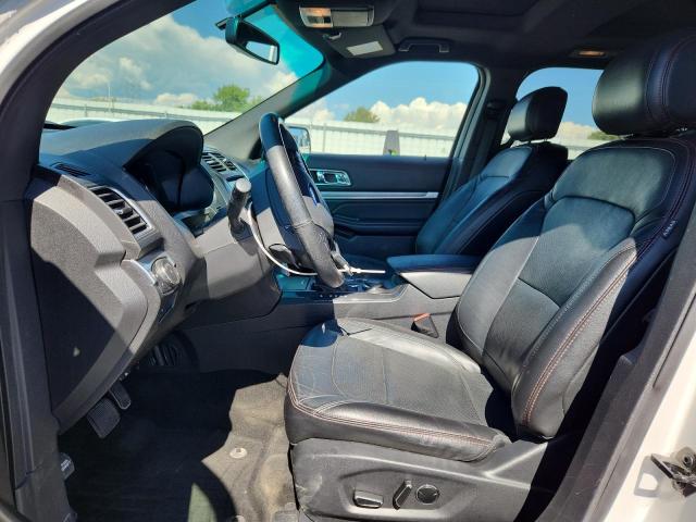 1FM5K8GT0HGA30970 - 2017 FORD EXPLORER SPORT WHITE photo 7