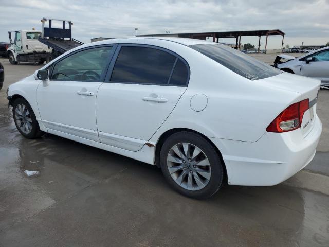 2HGFA16929H317114 - 2009 HONDA CIVIC EXL WHITE photo 2