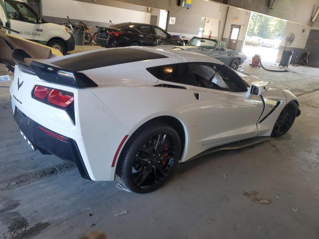 1G1YA2D72K5120335 - 2019 CHEVROLET CORVETTE STINGRAY 1LT WHITE photo 3