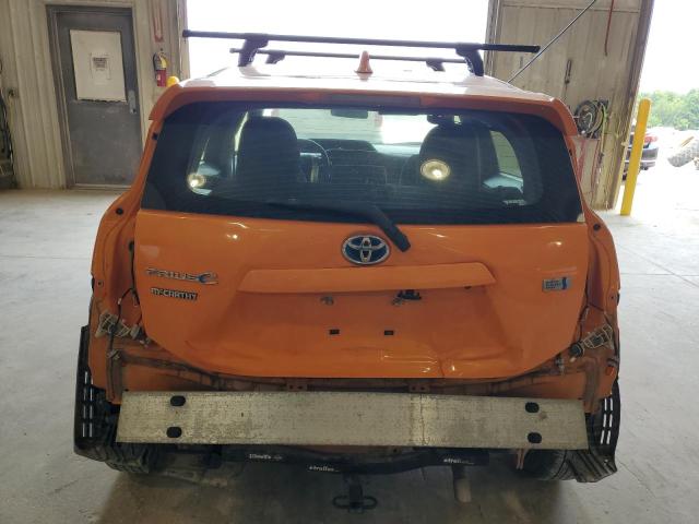 JTDKDTB32G1115953 - 2016 TOYOTA PRIUS C 橙色 照片 6