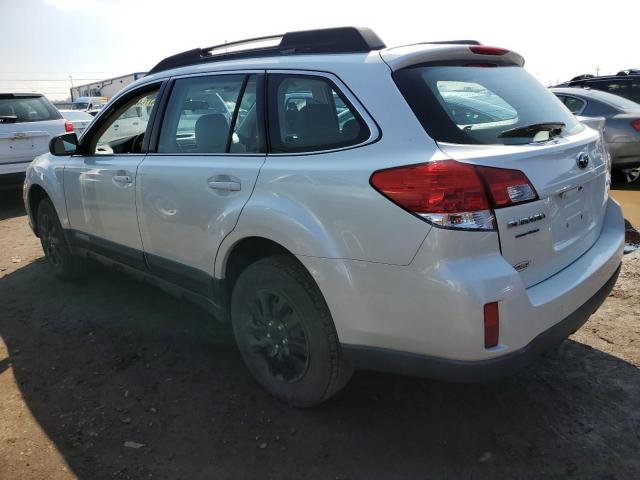 4S4BRBAC8C1239308 - 2012 SUBARU OUTBACK 2.5I WHITE photo 2