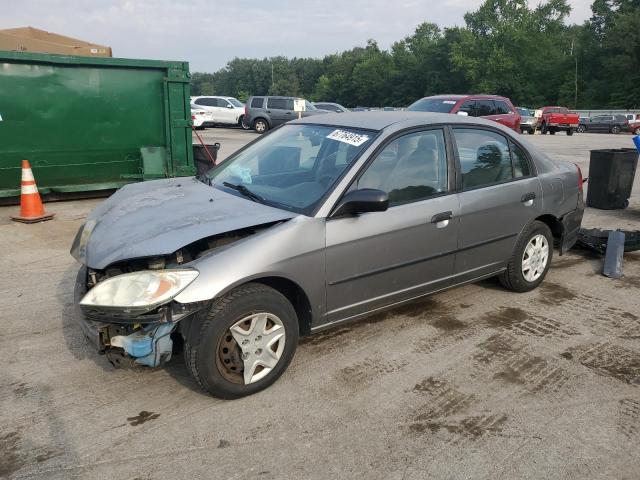 2HGES16335H613225 - 2005 HONDA CIVIC DX VP Մոխրագույն լուսանկար 1