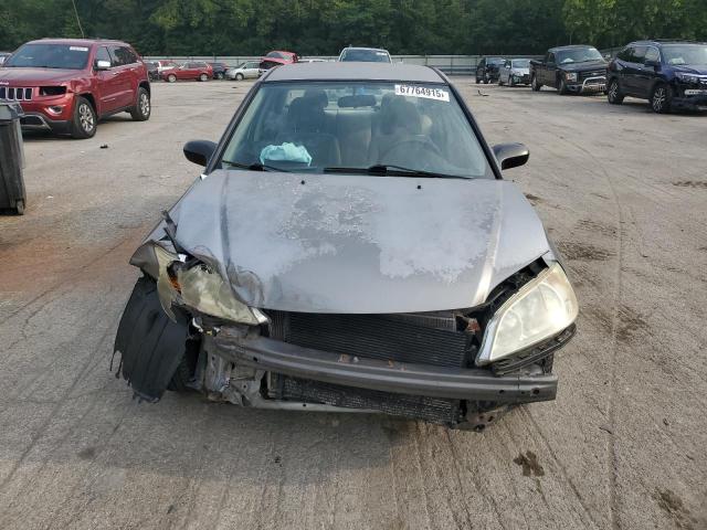 2HGES16335H613225 - 2005 HONDA CIVIC DX VP Մոխրագույն լուսանկար 5