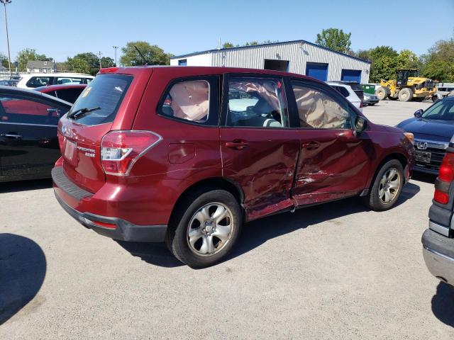 JF2SJAAC7EH468905 - 2014 SUBARU FORESTER 2.5I RED photo 3