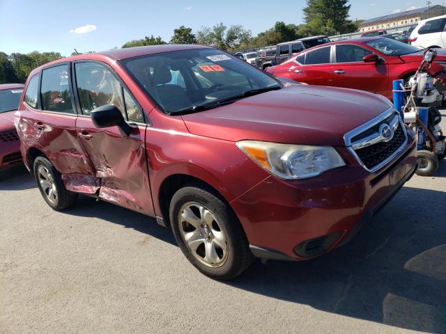 JF2SJAAC7EH468905 - 2014 SUBARU FORESTER 2.5I RED photo 4