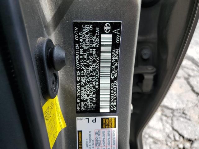 JTNK4RBE5K3069371 - 2019 TOYOTA COROLLA SE 绿色 照片 12