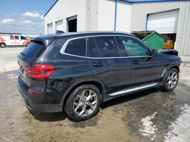 5UXTY5C03M9F25815 - 2021 BMW X3 XDRIVE30I BLACK photo 3