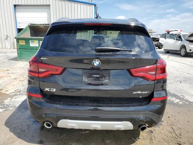 5UXTY5C03M9F25815 - 2021 BMW X3 XDRIVE30I BLACK photo 6