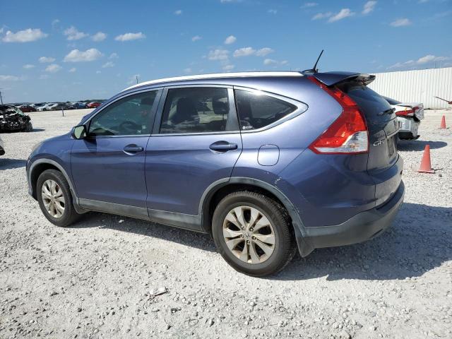 JHLRM4H7XCC015535 - 2012 HONDA CR-V EXL BLUE photo 2