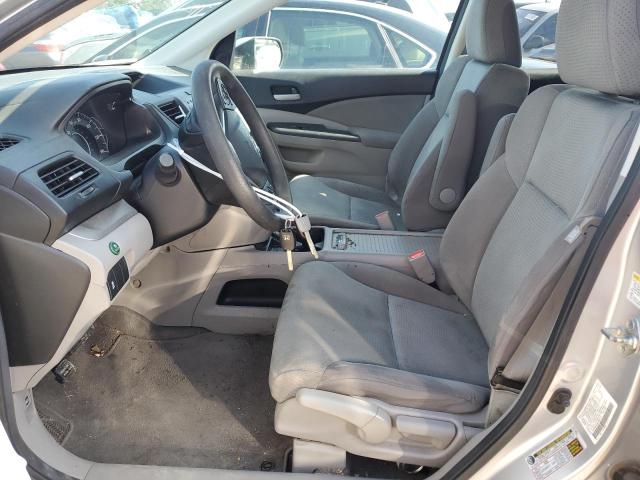 2HKRM4H58DH657124 - 2013 HONDA CR-V EX SILVER photo 7