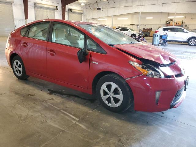 JTDKN3DU2F0421090 - 2015 TOYOTA PRIUS 红色 照片 4