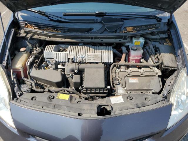 JTDKN3DU5F0449689 - 2015 TOYOTA PRIUS GRAY photo 11