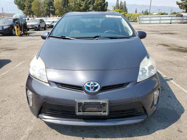 JTDKN3DU5F0449689 - 2015 TOYOTA PRIUS GRAY photo 5