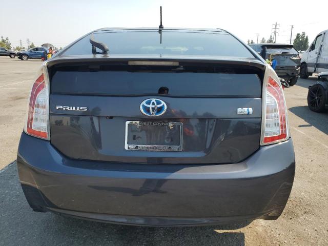 JTDKN3DU5F0449689 - 2015 TOYOTA PRIUS GRAY photo 6