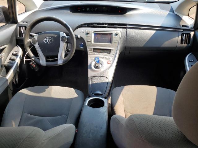 JTDKN3DU5F0449689 - 2015 TOYOTA PRIUS GRAY photo 8