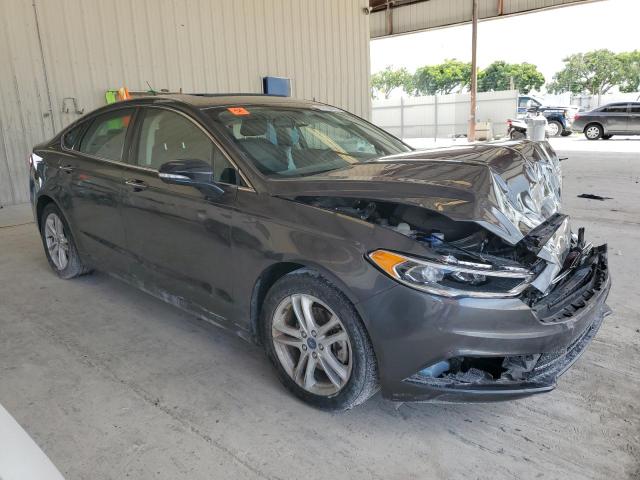 3FA6P0HD1JR185969 - 2018 FORD FUSION SE გრაფიტი ფოტო 4