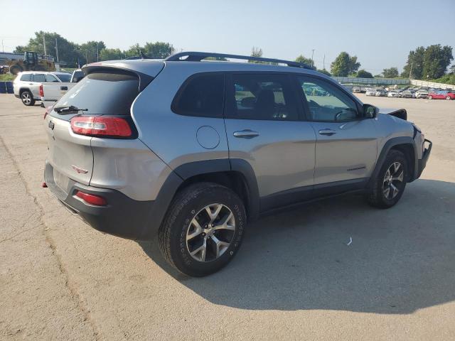 1C4PJMBS0FW786714 - 2015 JEEP CHEROKEE TRAILHAWK SILVER photo 3