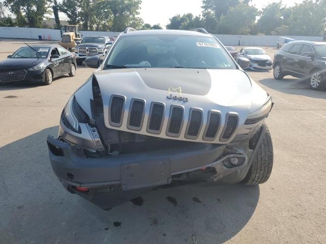 1C4PJMBS0FW786714 - 2015 JEEP CHEROKEE TRAILHAWK SILVER photo 5