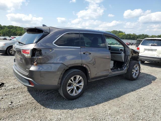 5TDKKRFH7FS114507 - 2015 TOYOTA HIGHLANDER XLE SILVER photo 3