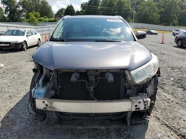 5TDKKRFH7FS114507 - 2015 TOYOTA HIGHLANDER XLE SILVER photo 5