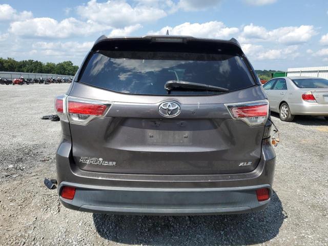 5TDKKRFH7FS114507 - 2015 TOYOTA HIGHLANDER XLE SILVER photo 6