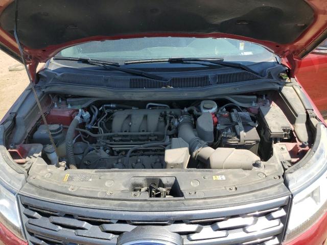 1FM5K8D86JGA53806 - 2018 FORD EXPLORER XLT 红色 照片 12