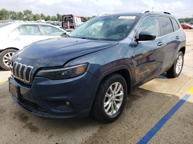 1C4PJLCB5KD370379 - 2019 JEEP CHEROKEE LATITUDE BLUE photo 1