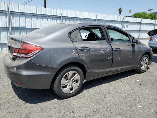 19XFB2F56DE291233 - 2013 HONDA CIVIC LX GRAY photo 3