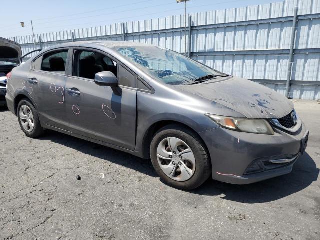 19XFB2F56DE291233 - 2013 HONDA CIVIC LX GRAY photo 4