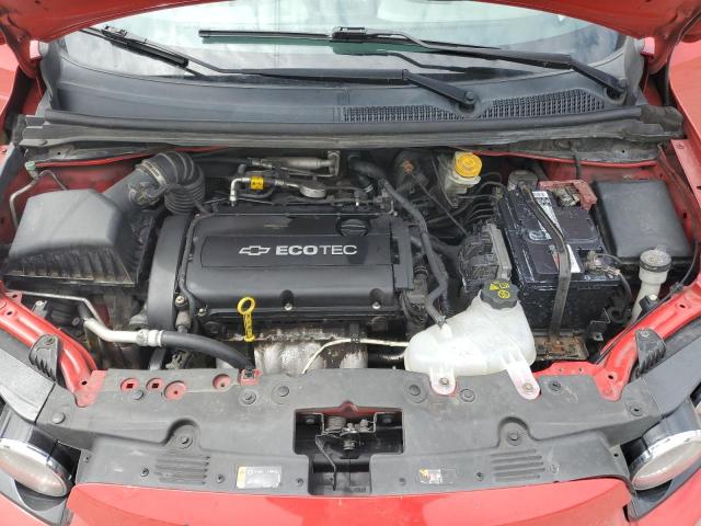 1G1JA5SH1C4221176 - 2012 CHEVROLET SONIC LS RED photo 11