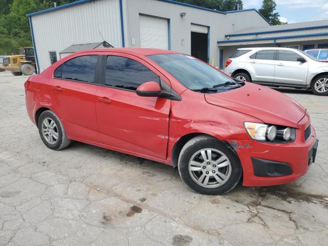 1G1JA5SH1C4221176 - 2012 CHEVROLET SONIC LS RED photo 4