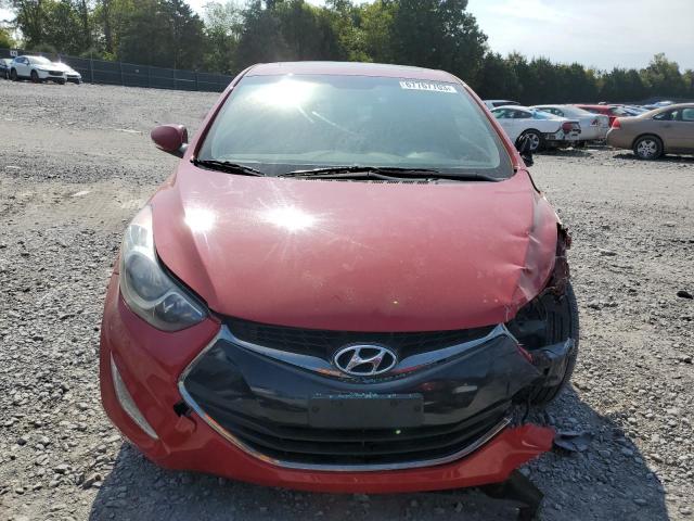 KMHDH6AE1DU001367 - 2013 HYUNDAI ELANTRA CO GS RED photo 5