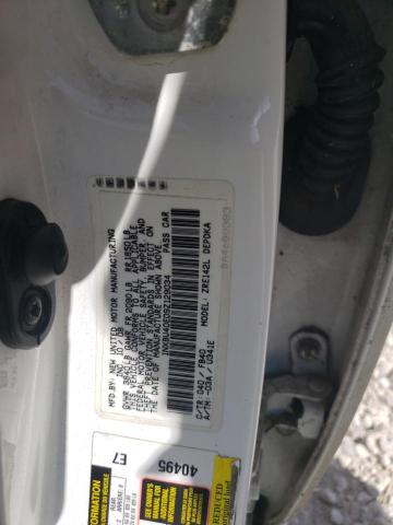 1NXBU40E09Z129034 - 2009 TOYOTA COROLLA BASE WHITE photo 12