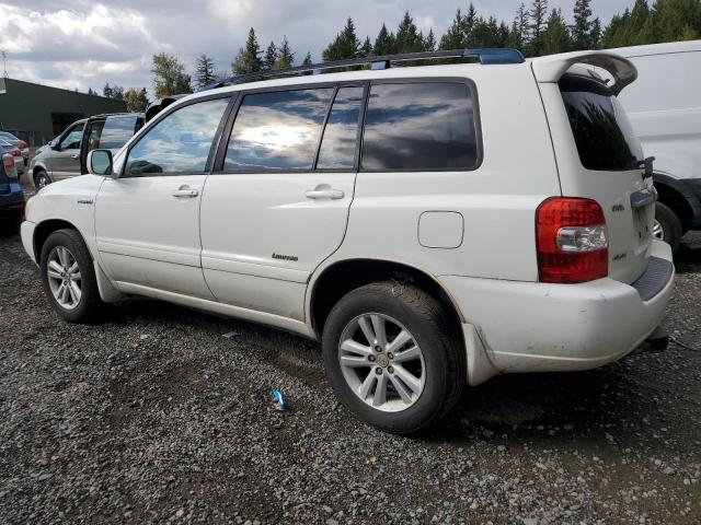 JTEEW21A870048133 - 2007 TOYOTA HIGHLANDER HYBRID WHITE photo 2