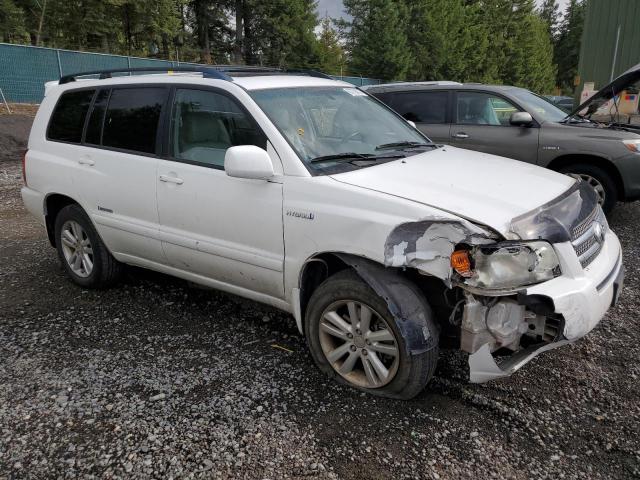 JTEEW21A870048133 - 2007 TOYOTA HIGHLANDER HYBRID WHITE photo 4