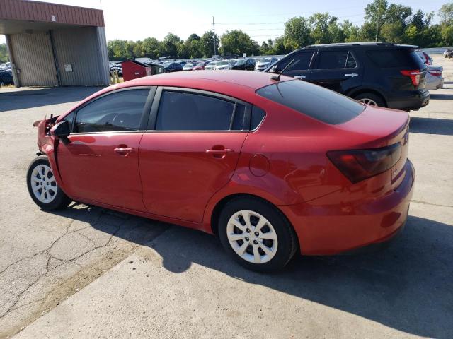 KNADM4A39H6072021 - 2017 KIA RIO LX RED photo 2