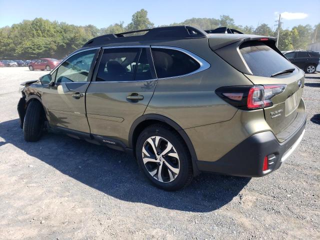 4S4BTANC3M3211704 - 2021 SUBARU OUTBACK LIMITED GREEN photo 2