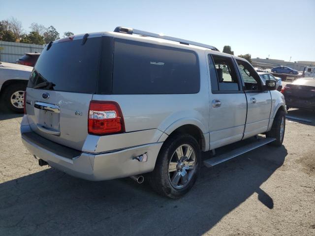 1FMJK2A51AEA58090 - 2010 FORD EXPEDITION EL LIMITED SILVER photo 3