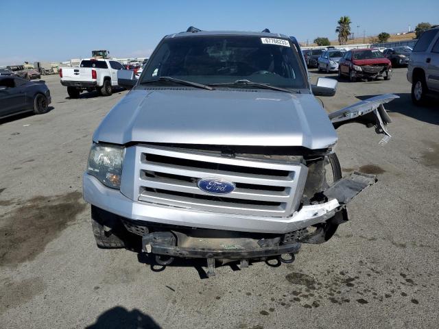 1FMJK2A51AEA58090 - 2010 FORD EXPEDITION EL LIMITED SILVER photo 5