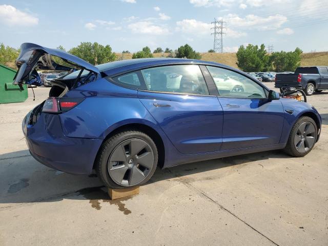 5YJ3E1EA2PF483749 - 2023 TESLA MODEL 3 Mavi fotoğraf 3