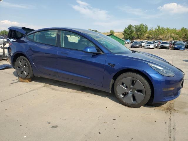 5YJ3E1EA2PF483749 - 2023 TESLA MODEL 3 Mavi fotoğraf 4