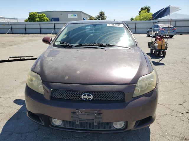 JTKDE167580250982 - 2008 TOYOTA SCION TC მუქწითელი ფოტო 5