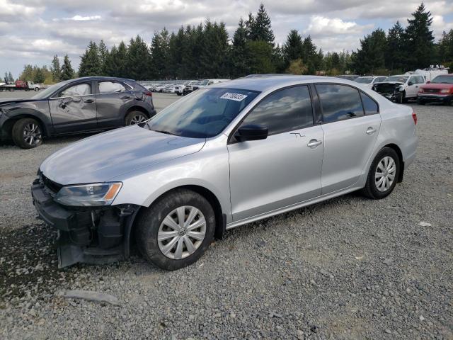 3VW2K7AJ5EM290109 - 2014 VOLKSWAGEN JETTA BASE 银色 照片 1