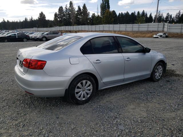 3VW2K7AJ5EM290109 - 2014 VOLKSWAGEN JETTA BASE 银色 照片 3