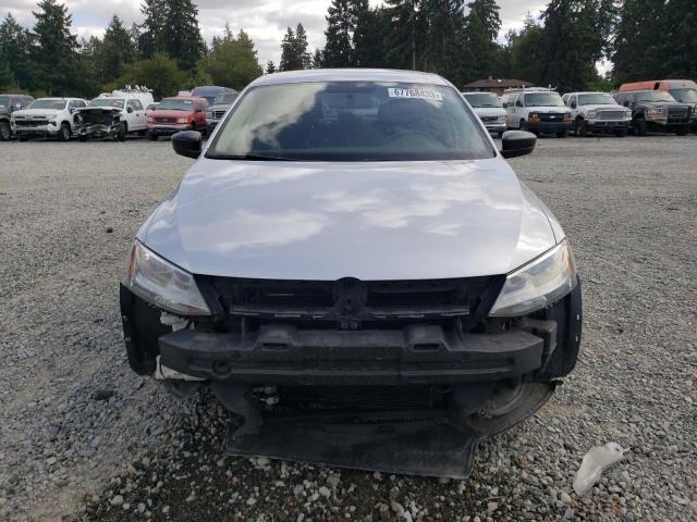 3VW2K7AJ5EM290109 - 2014 VOLKSWAGEN JETTA BASE 银色 照片 5