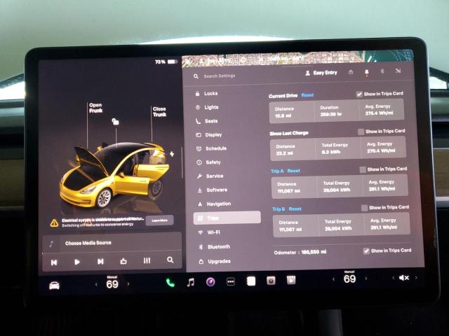 5YJ3E1EB1NF208394 - 2022 TESLA MODEL 3 Սպիտակ լուսանկար 9