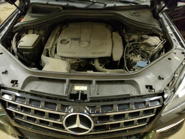 4JGDA5HB0CA051347 - 2012 MERCEDES-BENZ ML 350 4MATIC BLACK photo 11